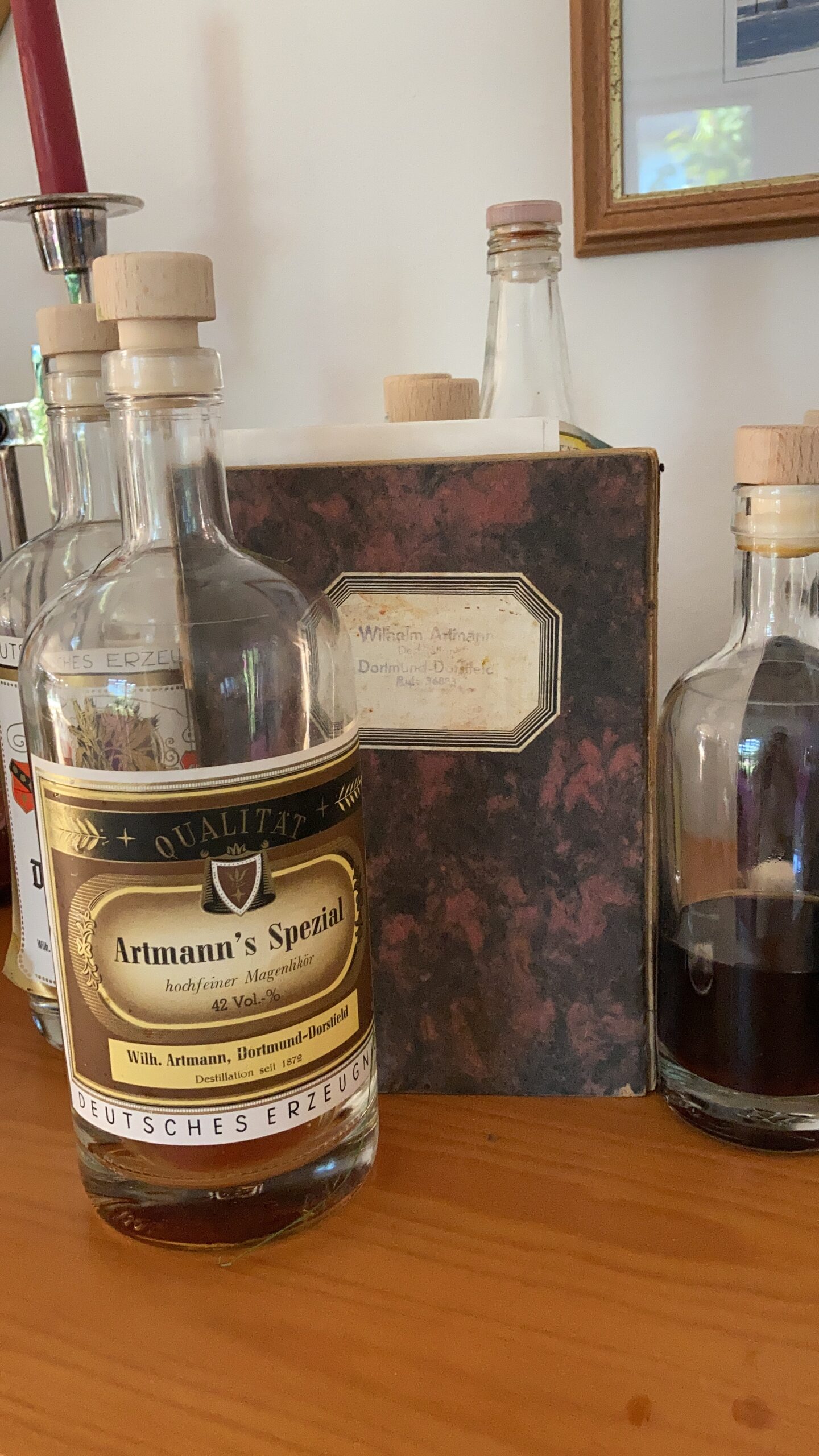 Artmann Spezial, Orginal Etikett, Rezeptbuch